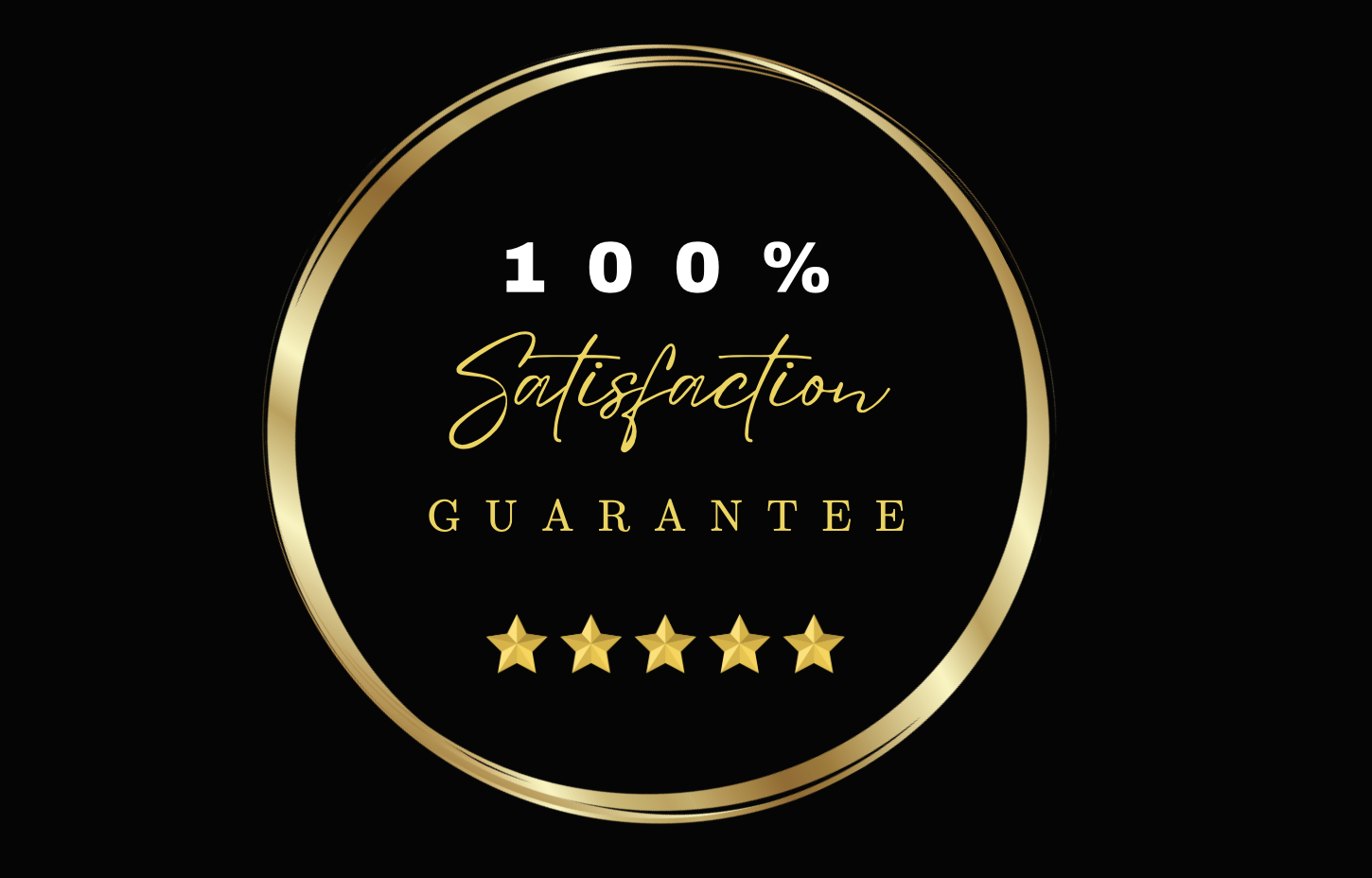 100% Guarantee satisfaction